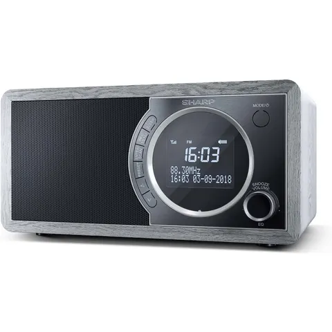 Sharp DR-450(GR) DAB+ - FM radio - Bluetooth - grijs – afbeelding 1