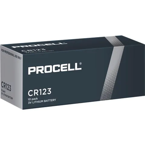 Procell Lithium CR123 / 3Volt - 10 pack – afbeelding 1