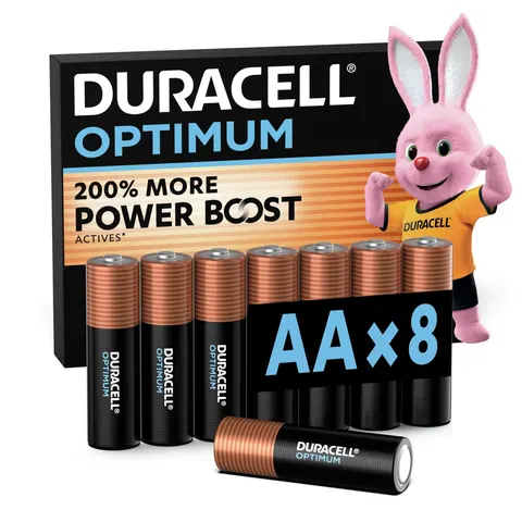 Batterij Duracell Optimum 8x AA – afbeelding 1
