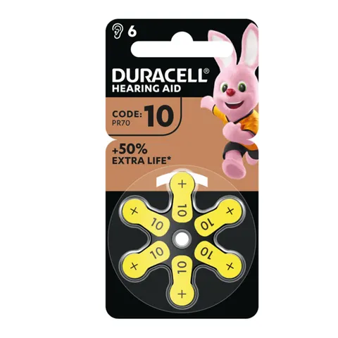 Duracell hoortoestel batterijen – 166783 – afbeelding 1