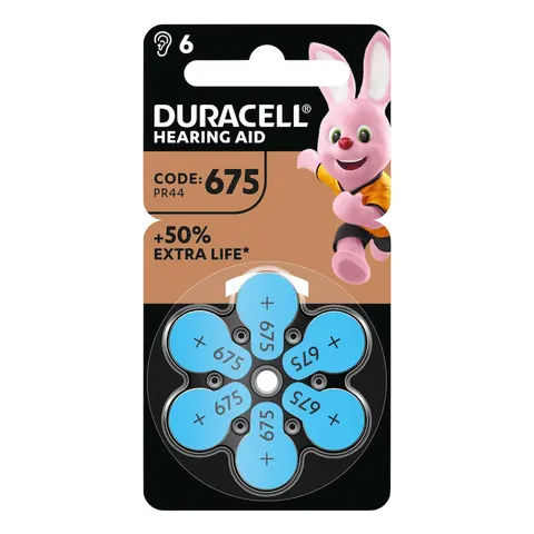 Duracell hoortoestel batterijen – 167346 – afbeelding 1