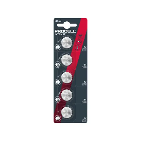 CR2032 batterijen 5 stuks Procell Intense – afbeelding 1