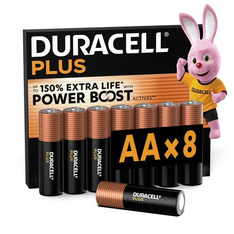 Batterij Duracell Plus Powerboost 8x AA – afbeelding 1