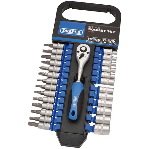 Draper doppenset - 1/4 inch- 27-delig – afbeelding 1