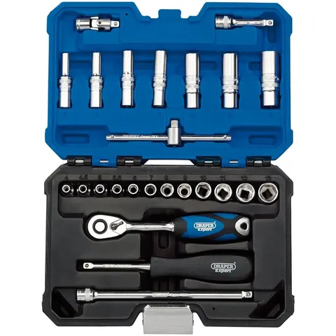 Draper doppenset - 1/4 inch - 25-delig – afbeelding 1