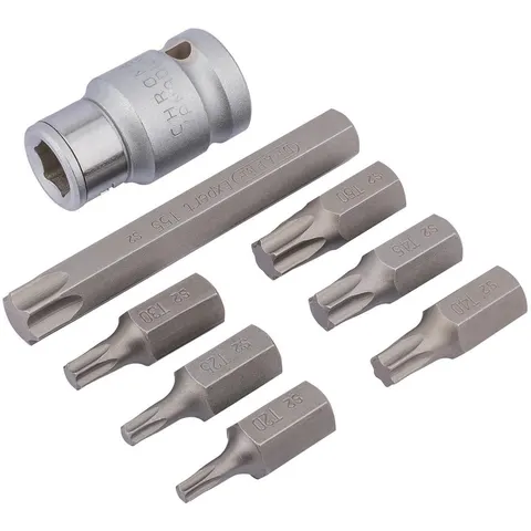 Draper Expert 1/2" TX-STAR® Torx Bitset met bithouder, 8-delig – afbeelding 1