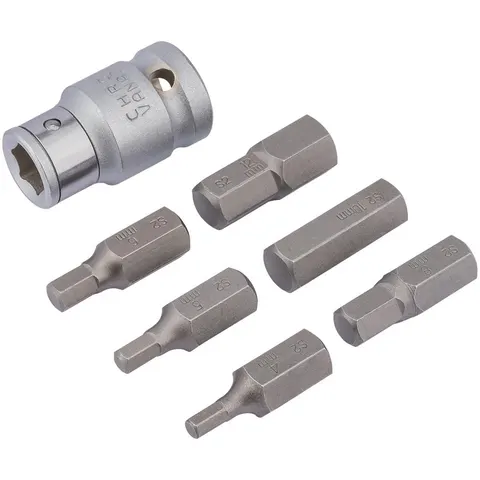 Draper Expert 1/2" Bitset Inbus met bithouder, 7-delig – afbeelding 1