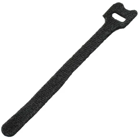 Faithfull Hook and Loop Cable Ties Black – image 1