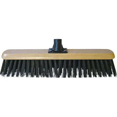 Faithfull Threaded Socket Black PVC Platform Broom Head 18" – image 1