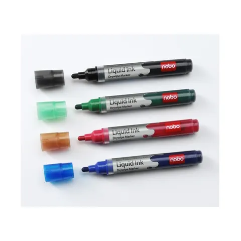 Nobo Liquid Ink Markers - 4x – afbeelding 1
