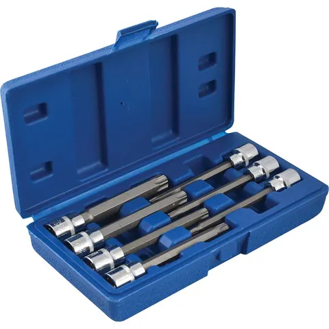 Bluespot 3/8" Drive Extra Long Torx Socket Bit Set – image 1