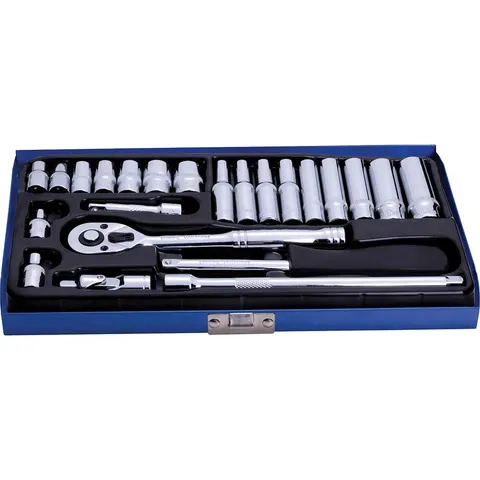 BlueSpot 24 Piece 1/4" Drive Hexagon Socket Set – image 1