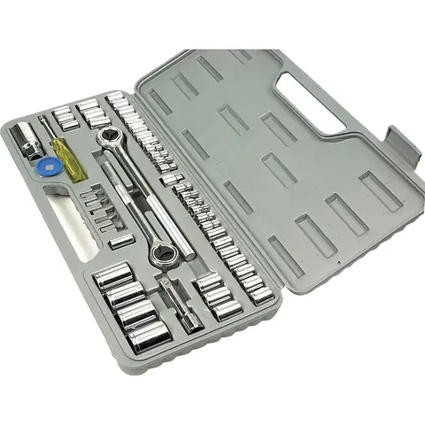 BlueSpot 52 Piece Combination Drive Hex Socket Set Metric and Imperial – image 1