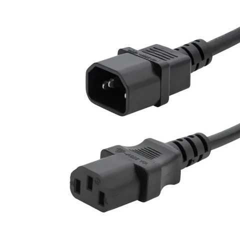 connektgear 5m Mains Extension Power Cable - C14 Plug to C13 Socket – image 1