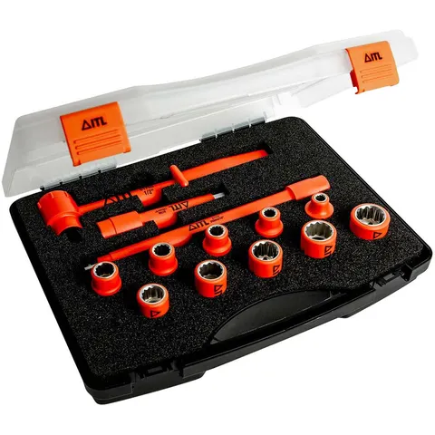 ITL 13 Piece Insulated 3/8" Drive Bi Hexagon Socket Set – image 1