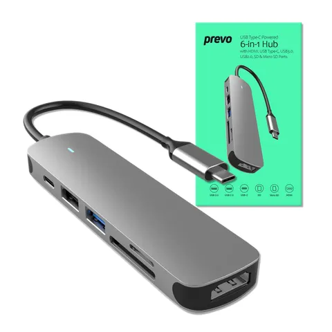 PREVO C605A notebook dock/port replicator Wired USB 3.2 Gen 1 – image 1