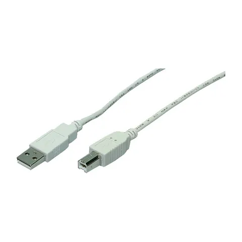 Logilink USB Kabel A -> mini B St/St 5.00m grau – Bild 1