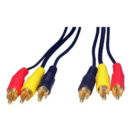 Cables Direct 2RR3-20 audio cable 20 m 3 x RCA Multicolour – image 1