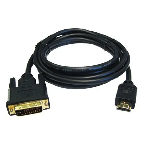 Cables Direct 2.5m HDMI/DVI-D M/M Black – image 1