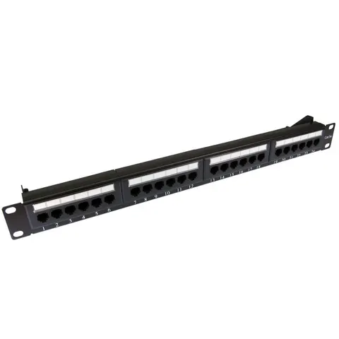 Cables Direct 24 port Cat5e patch panel 1U – image 1