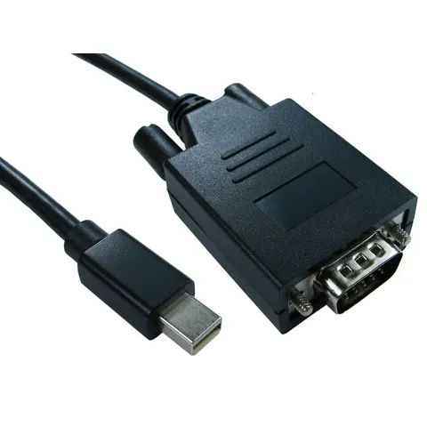 Cables Direct Mini DP/VGA 2m Mini DisplayPort VGA (D-Sub) Black – image 1