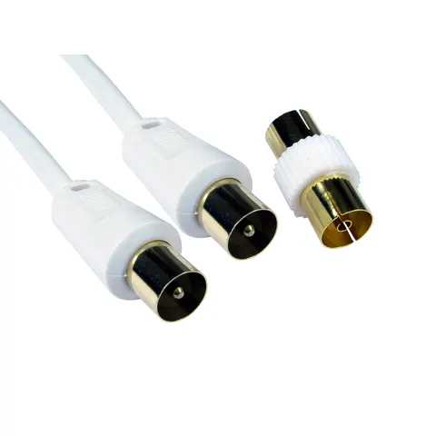 Cables Direct 2TV-40 coaxial cable 40 m White – image 1