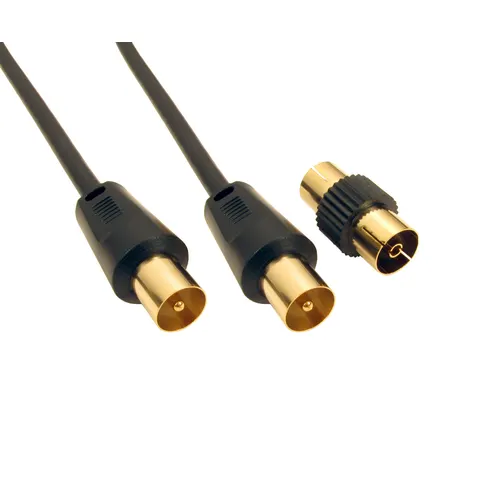 Cables Direct 2TV-40BK coaxial cable 40 m Black – image 1