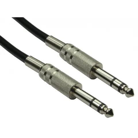 Cables Direct 4635-060NK audio cable 6 m 6.35mm Black Silver – image 1