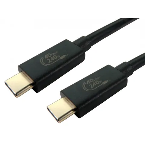 Cables Direct USB4-5070E USB cable USB4 Gen 2x2 0.7 m USB C Black – image 1