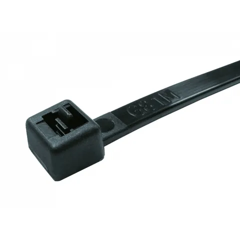 Cables Direct CTR-200B cable tie Ladder cable tie Nylon Black 100 pc – image 1