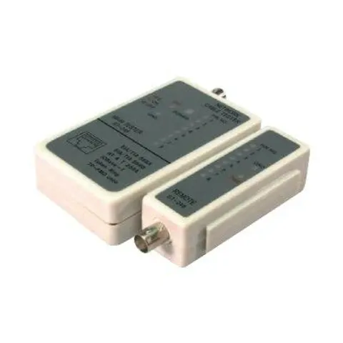 Logilink Kabeltester Netzwerk RJ45/BNC Stecker – Bild 1