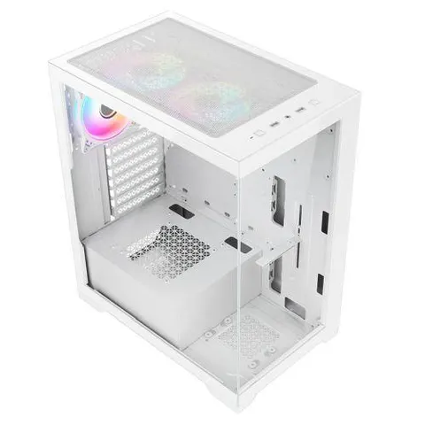 VIDA VETRO-WHT computer case Tower White – image 1