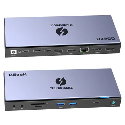 Cablenet 40-4250 laptop dock/port replicator Wired Thunderbolt 4 Black – image 1