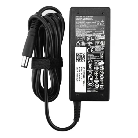 DELL 65W Barrel (7.4 x 5mm) AC Adapter with EU Plug – image 1