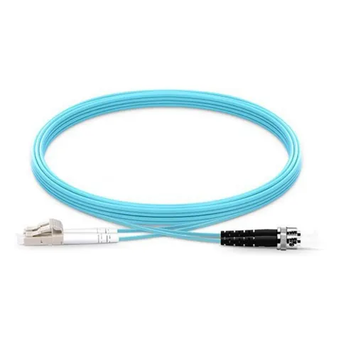 Origin Storage LC-ST OM4 Fibre Patch Cable Multimode Duplex Aqua 3m – image 1