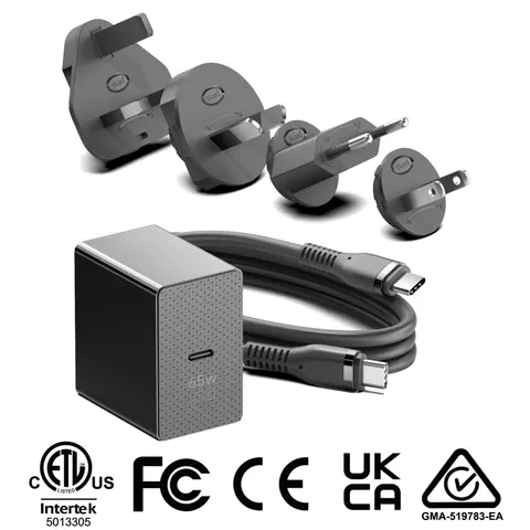 Origin Storage Origin 65W Wall Charger with 1.5m USB-C cable and 4 Mul – image 1