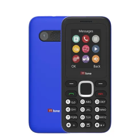 TTfone TT150 Blue Dual SIM Mobile with USB Cable – image 1