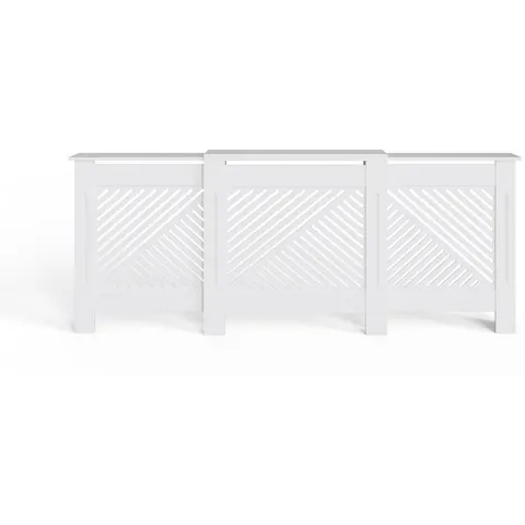 GFW Kobe Adjustable Radiator Cover - White – image 1