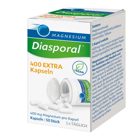 Magnesium Diasporal 400 Extra Kapseln – 360428 – Bild 1