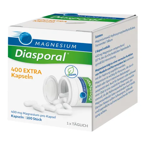Magnesium Diasporal 400 Extra Kapseln – 360435 – Bild 1