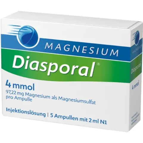 Magnesium Diasporal 4 mmol Ampullen – 360442 – Bild 1