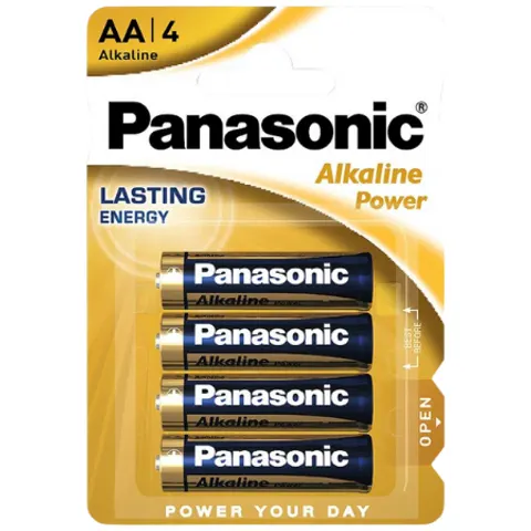 Panasonic Alkaline 4xAA batterijen – afbeelding 1