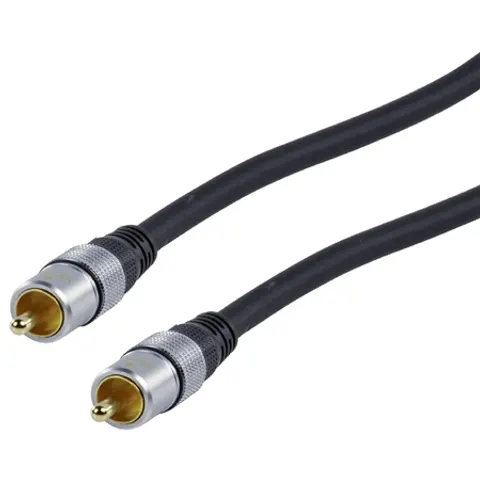 HQ digitale audiokabel 1 5 meter - donkergrijs – afbeelding 1