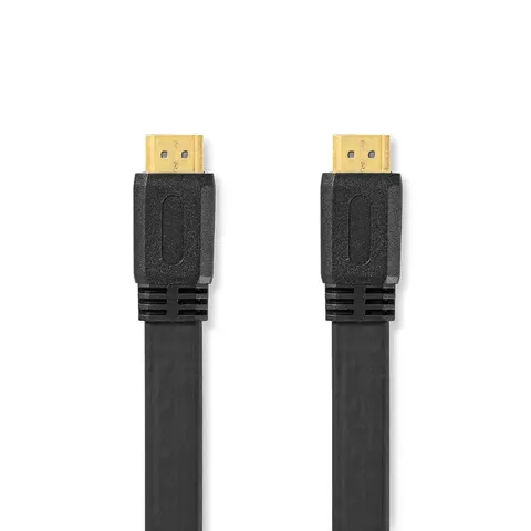 Nedis 3m Flat High Speed HDMI™ Cable with Ethernet 4K - Black – image 1