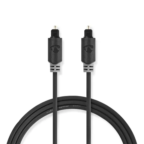 Nedis Optisches Kabel 1 Meter Grau – Bild 1