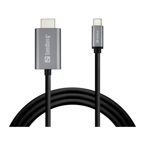 SANDBERG USB-C to HDMI Cable 2M – Bild 1