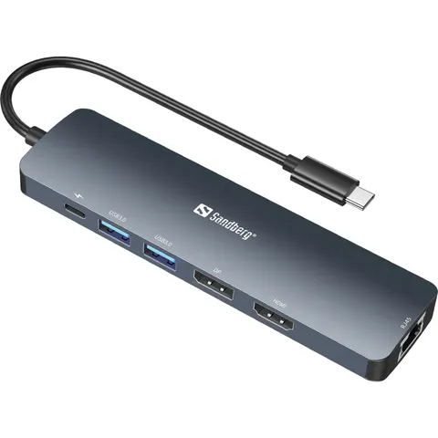 SANDBERG USB-C 8K Display Dock – Bild 1