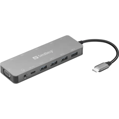 SANDBERG USB-C 13-in-1 Travel Dock – Bild 1