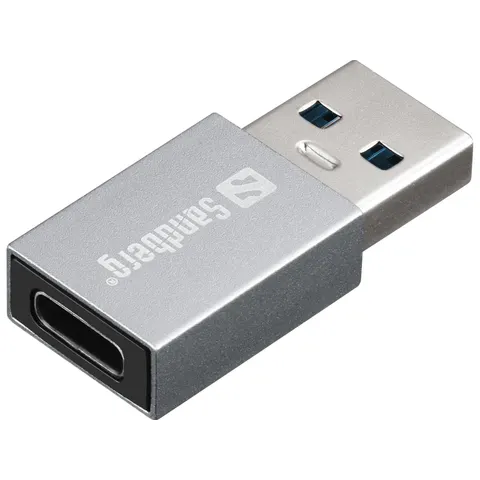 SANDBERG USB-A to USB-C Dongle – Bild 1
