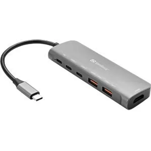 SANDBERG USB-C Dock HDMI + 2xUSB-A – Bild 1